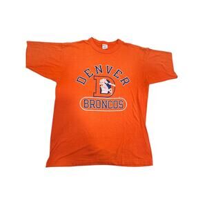 Vintage CHAMPION Denver Broncos Men’s T-Shirt L Made In USA NFL Single Stitch